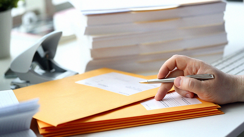 封入作業イメージ